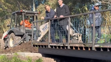 Un nuevo puente conecta Chacras de Canning