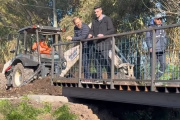 Un nuevo puente conecta Chacras de Canning