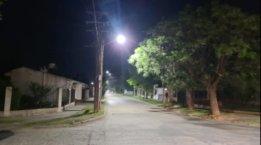 Luz nueva en los barrios de Presidente Perón