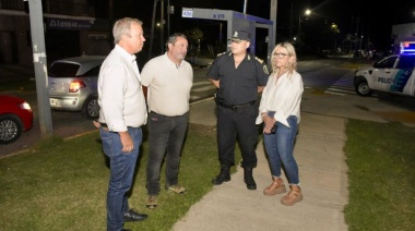 Más patrullajes en Brown: Cascallares recorrió operativos nocturnos