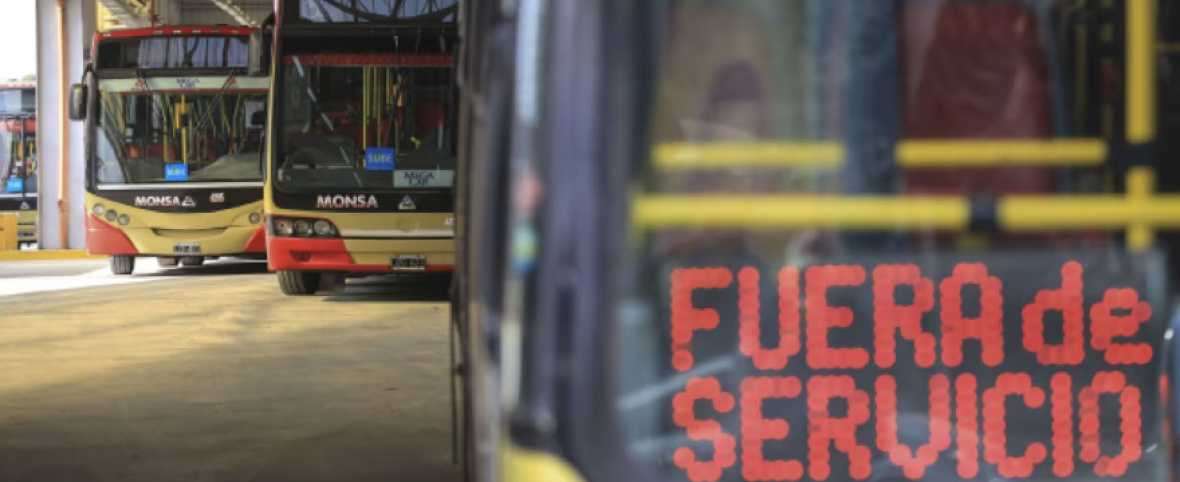 Paro de colectivos: habrá servicio, pero con fuertes recortes