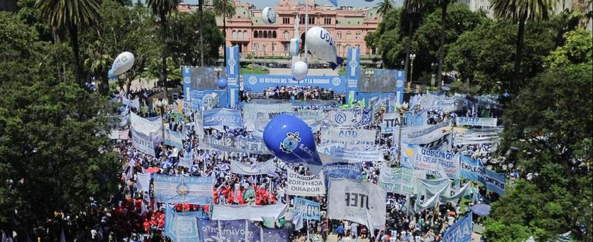 La CGT vuelve a las calles contra el ajuste