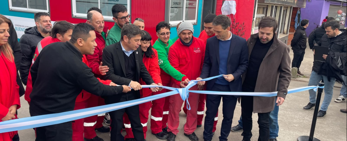 Kicillof y Mantegazza fortalecen la salud en San Vicente