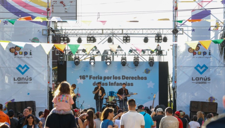 Lanús celebró la feria por los derechos de las infancias