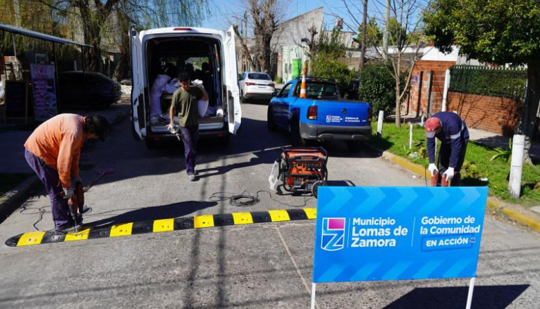 Más reductores de velocidad en Lomas: el plan que busca prevenir accidentes