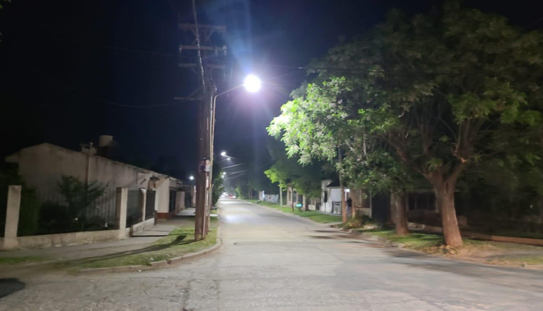 Luz nueva en los barrios de Presidente Perón