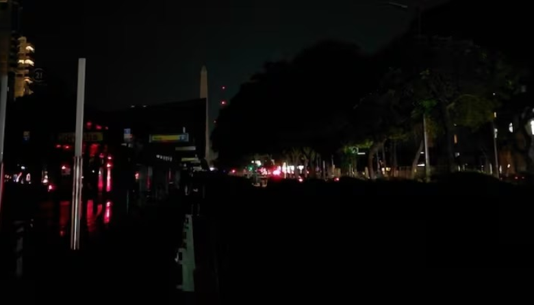 La noche quedó a oscuras en Buenos Aires
