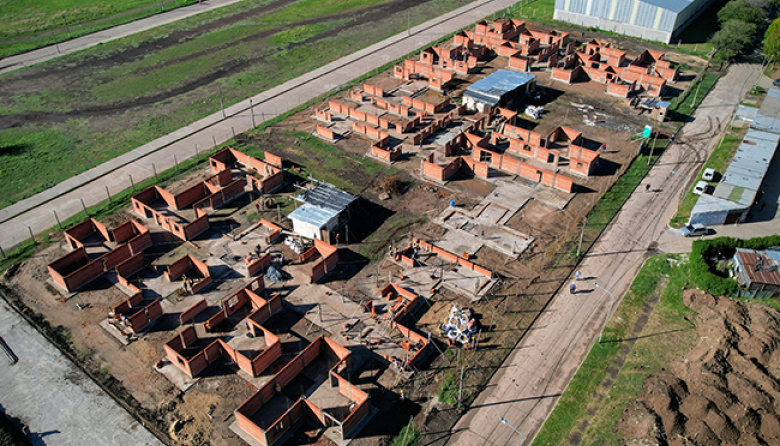 Un nuevo barrio empieza a tomar forma en Don Orione