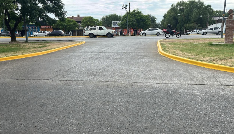 Cordones amarillos en toda la Ruta 210