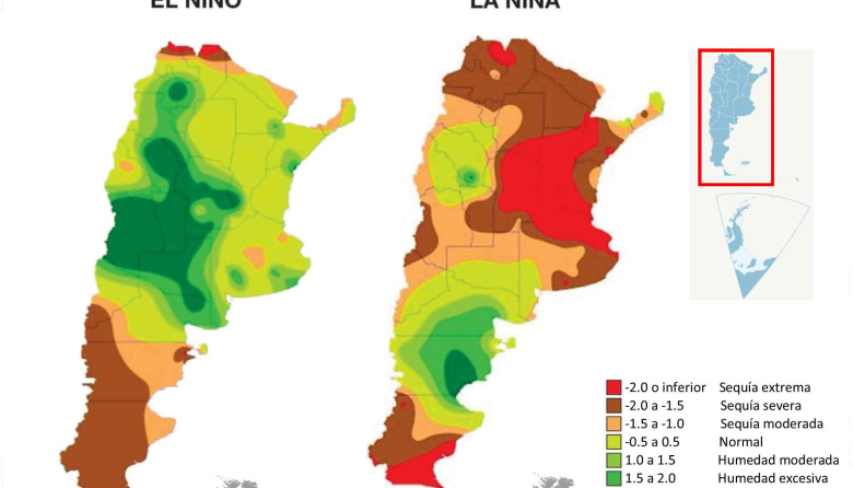 El impacto de El Niño en Argentina