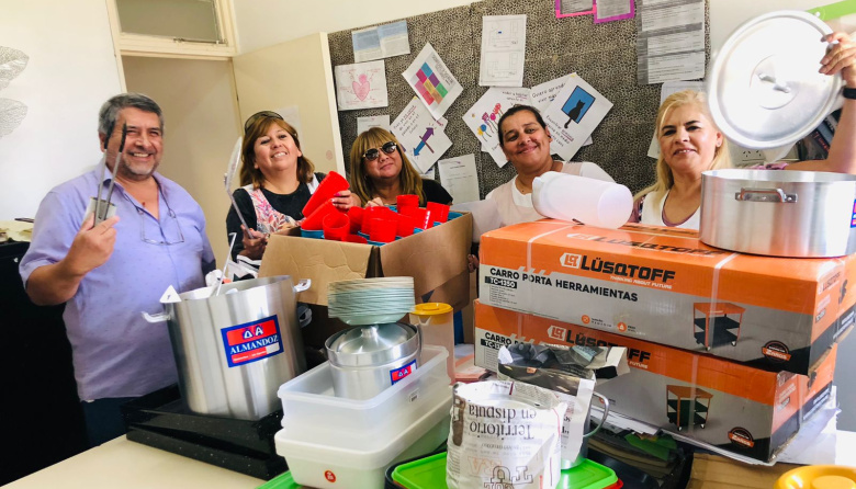 Refuerzan la cocina escolar en Presidente Perón