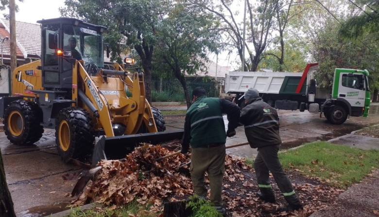Limpieza a contrarreloj para evitar anegamientos