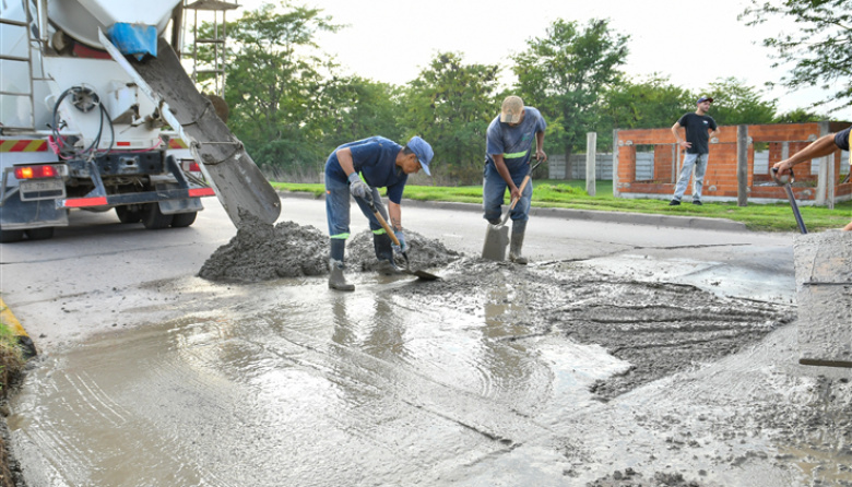 Mejoras en barrios y avenidas de San Vicente