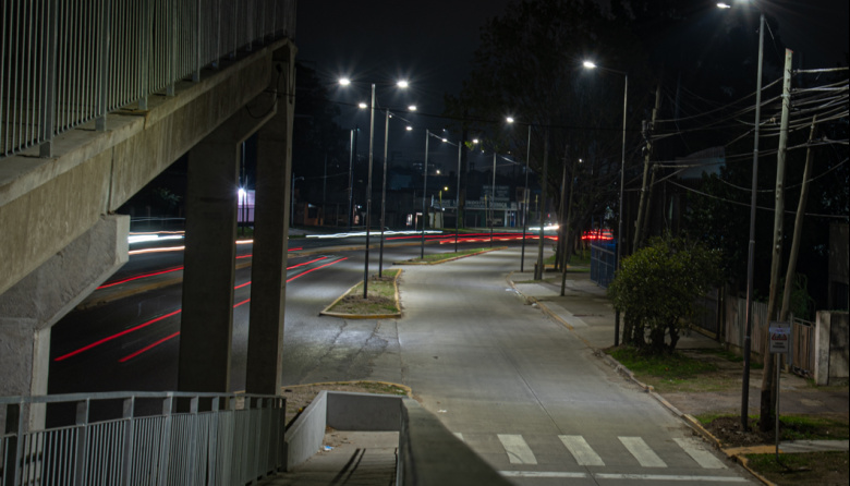 Luces nuevas para una zona clave de Burzaco
