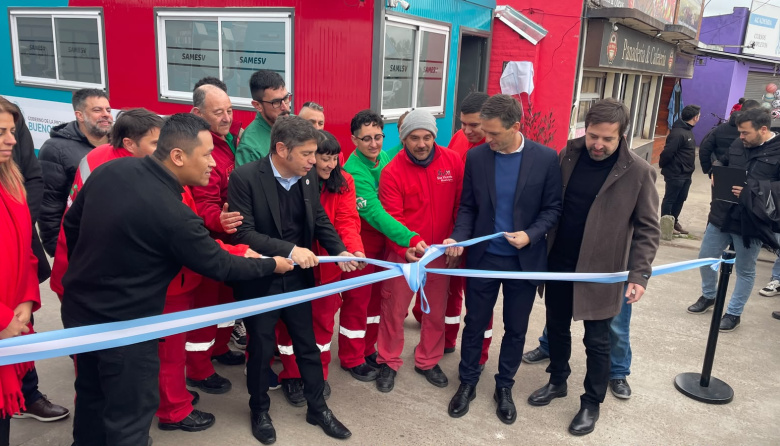 Kicillof y Mantegazza fortalecen la salud en San Vicente