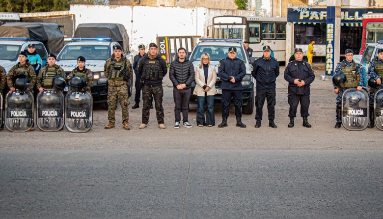 Fuerte despliegue policial en Glew