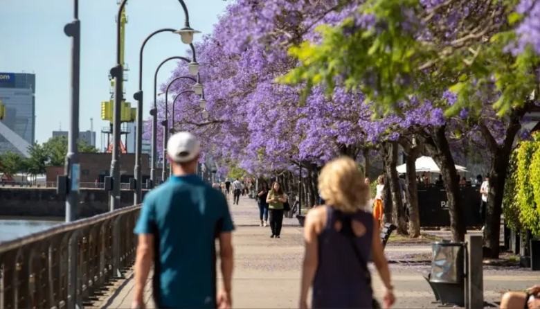 Calor, lluvia y viento: así llega la primavera al AMBA