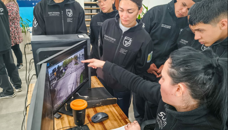 Los futuros policías conocieron cómo se combate el delito en San Vicente