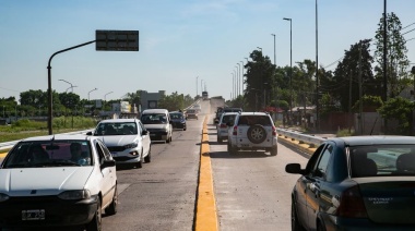 Habilitan ambas manos del puente de Claypole al tránsito