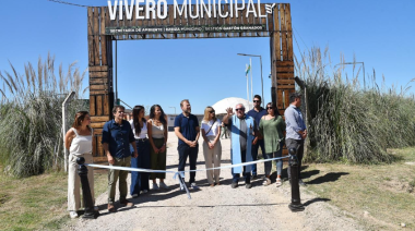 Inauguraron el primer vivero municipal de Ezeiza