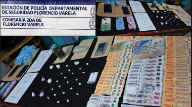 Drogas, réplicas y detenidos: doble golpe al delito en Varela