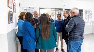 Cascallares supervisó ampliaciones en dos escuelas de San Francisco de Asís