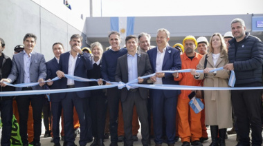 Kicillof y Cascallares inauguraron el viaducto "Papa Francisco" en Brown