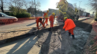 "Calles más seguras y conectadas": avanzan los trabajos en todo Almirante Brown