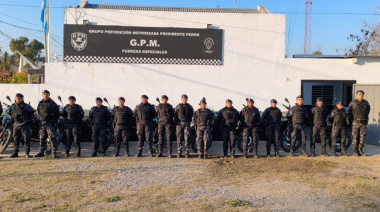 Refuerzo policial en Presidente Perón: suman 18 agentes motorizados para patrullajes