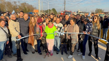 Un nuevo puente une barrios y mejora la vida de miles en Ezeiza