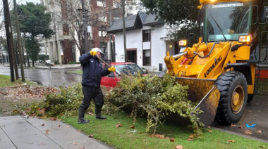 Tras la lluvia, limpieza sin descanso