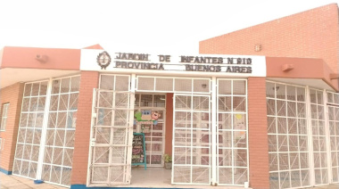 Pintaron el Jardín 910 y renovaron su patio de juegos