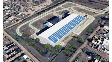 La primera central solar del conurbano