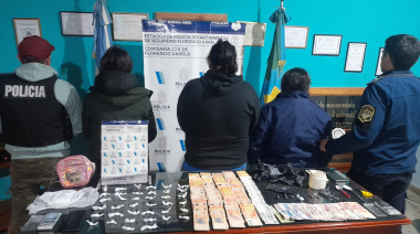 Allanamientos, armas y drogas: dos golpes al delito en Varela