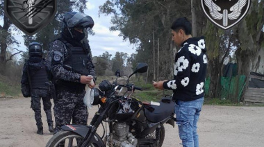 Refuerzan patrullajes motorizados en Presidente Perón