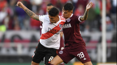 River lo tenía ganado, pero Lanús lo igualó en la última pelota