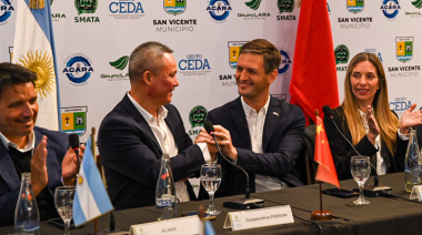 San Vicente abre camino a China con un proyecto productivo inédito