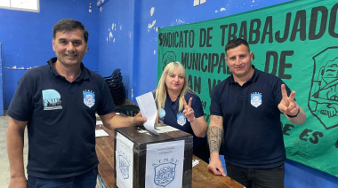 Importante participación en las elecciones del Sindicato de Trabajadores Municipales de San Vicente