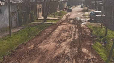 Calles en obra: Presidente Perón mejoras los barrios