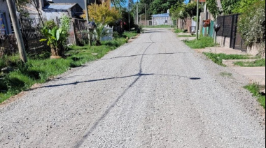 Obras viales impactan dos barrios de Presidente Perón