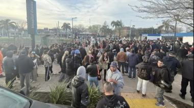 El tren, a un paso del hospital