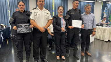 Reconocimiento al servicio policial en Presidente Perón