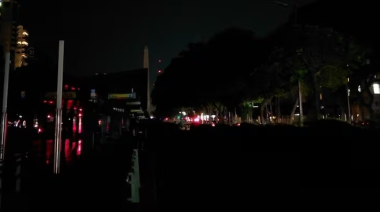La noche quedó a oscuras en Buenos Aires