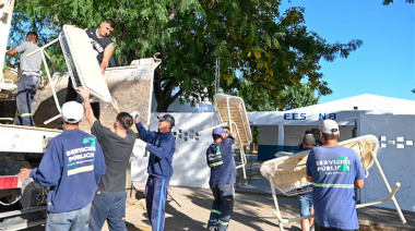 Mobiliario nuevo y más espacios para el deporte