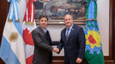 Kicillof refuerza el vínculo con Canadá