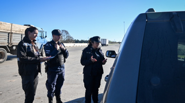 Refuerzan los controles en un acceso clave a San Vicente