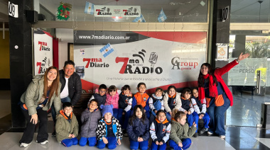 Del jardín a la radio: los chicos tomaron el micrófono