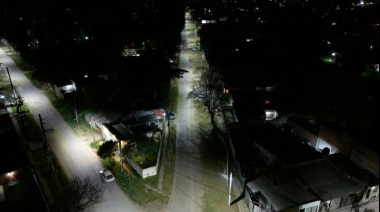 24 nuevas LED para iluminar Santa Teresita