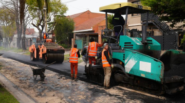 Lomas suma nuevos frentes de repavimentación y bacheo