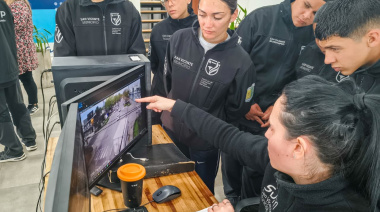 Los futuros policías conocieron cómo se combate el delito en San Vicente